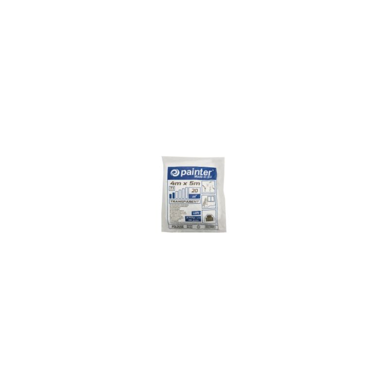 FÓLIE OCHRANNÁ TRANSPARENT. ORIGINÁL 270g, 15μm 4m x 5m